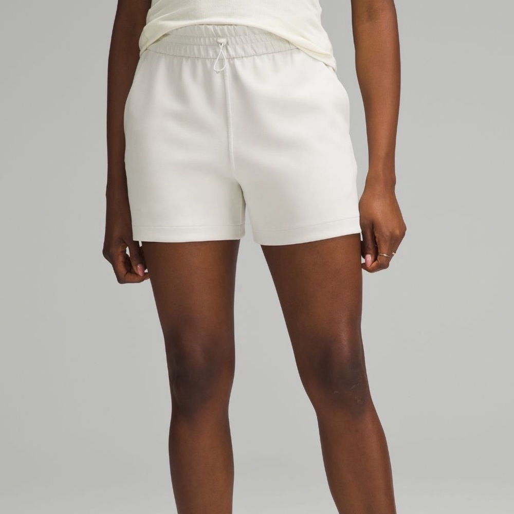 Women's lululemon White Cream Softstreme Shorts